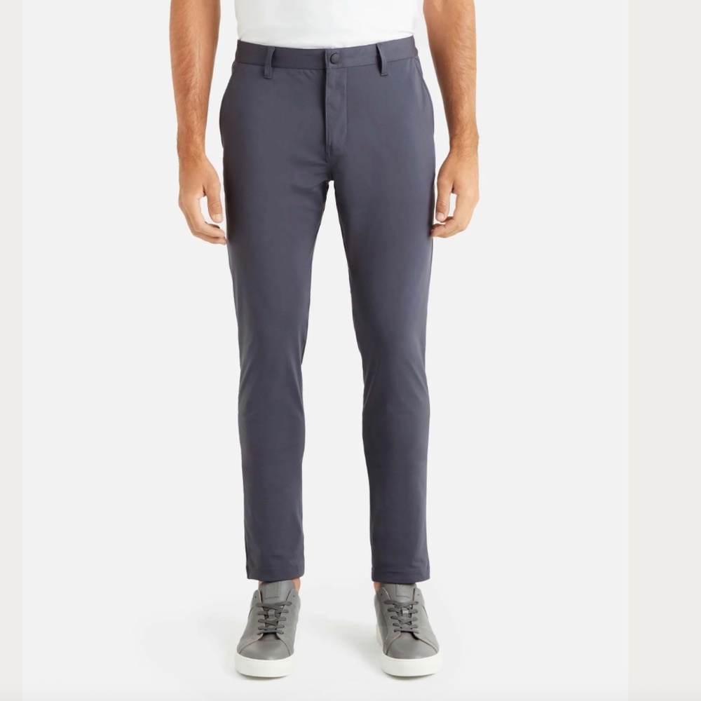 RHONE Men's Commuter Slim Pant in Iron Size 32 - Picture 2 of 16